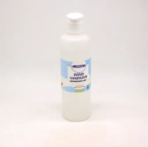 Hand Sanitizer 500ml Bottle With Pump (Latest)