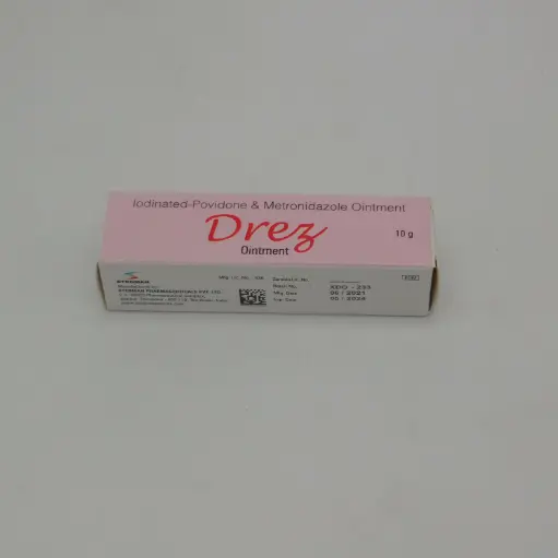 Iodinated-Povidine and Metronidazole 10g Ointment (Drez)