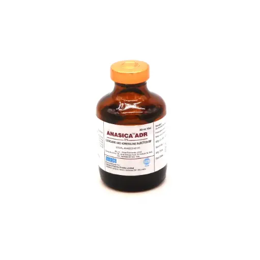 Lidocaine/Adrenaline Injection 30ml (Anasica-ADR)