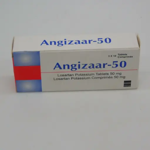 Losartan 50mg Tablets (Angizaar)