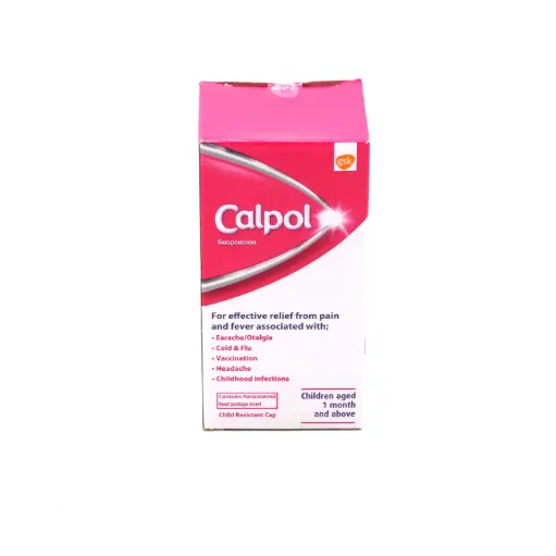 Paracetamol 120mg/5ml Suspension 100ml (Calpol)
