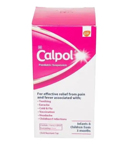 Paracetamol 120mg/5ml Suspension 60ml (Calpol)