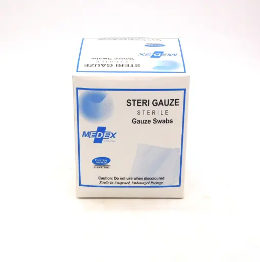 Sterile Gauze Swabs 3cm x 3cm (Medex)