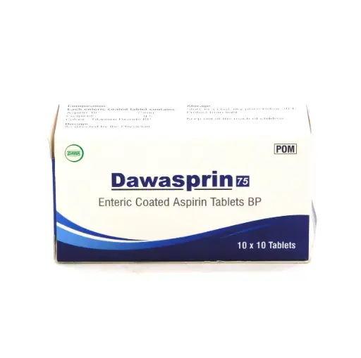 Acetylsalicylic Acid BP 75mg Tablets (Dawasprin 75)