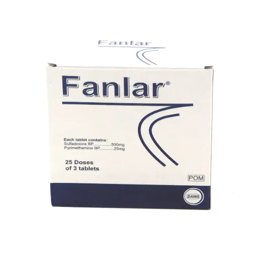Sulfadoxine 500mg/Pyrimethamine 25mg Tablets (Fanlar)