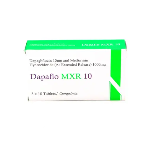 Dapagliflozin/ Metformin 10mg/1000mg Tablets (Dapaflo-M XR) 