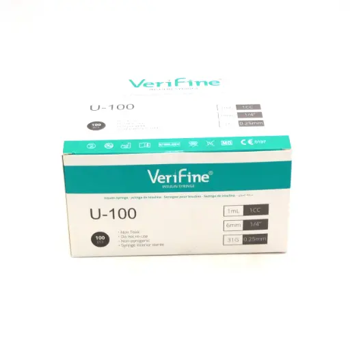 Insulin Syringes 1ml 31G (Verifine)