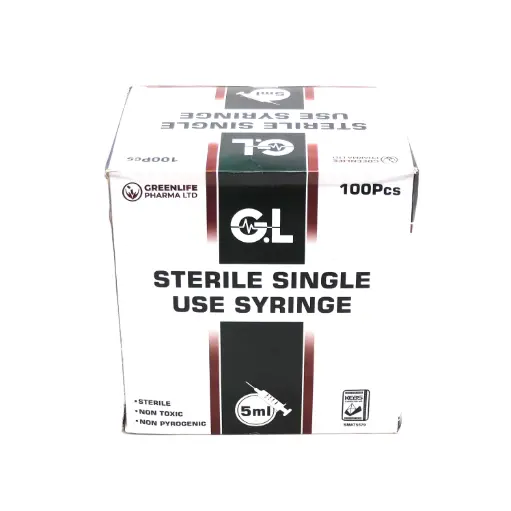 Syringe 5cc With Needle (Greenlife)