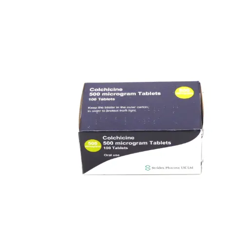 Colchicine 500mcg Tablets (Strides)
