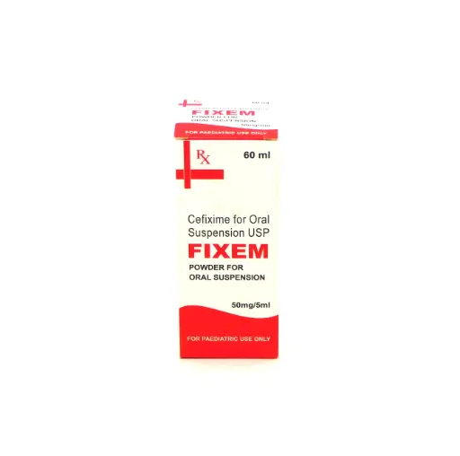 Cefixime 50mg/5ml Oral Suspension 60ml (Fixem)