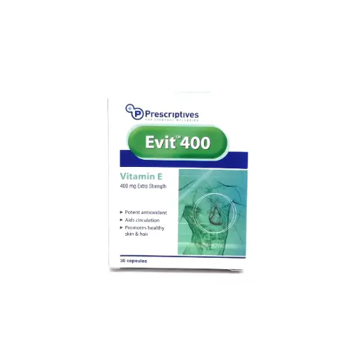 Vitamin E 400mg Capsules (Evit 400)