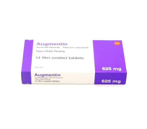Amoxicillin/Clavulanate Potassium 625mg Tablets (Augmentin)